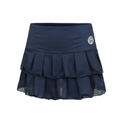 Online Crew Pleated Skirt Women - Dark Blue Skirts