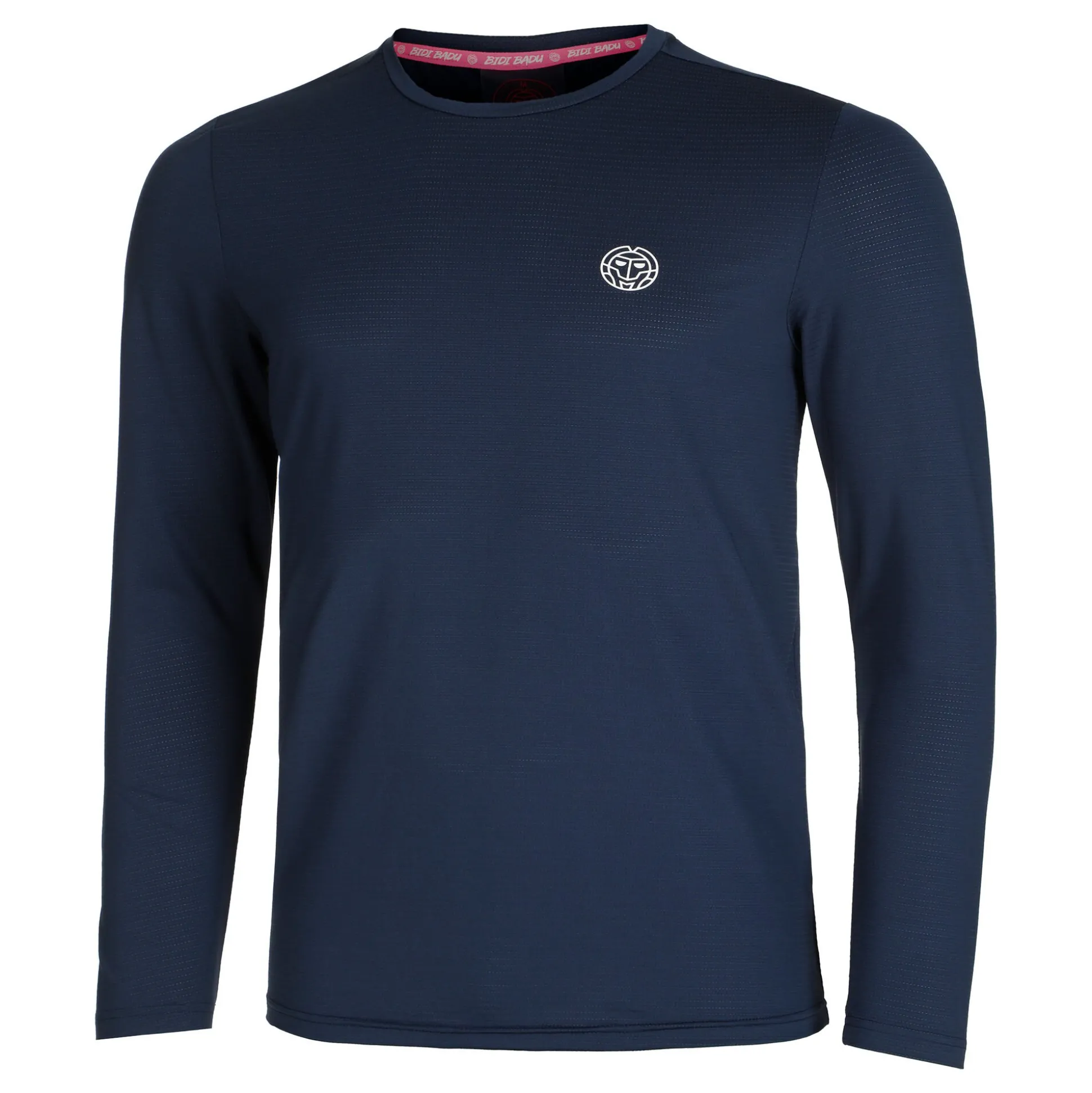 Fashion Crew Roundneck Long Sleeve Men - Dark Blue Shirts