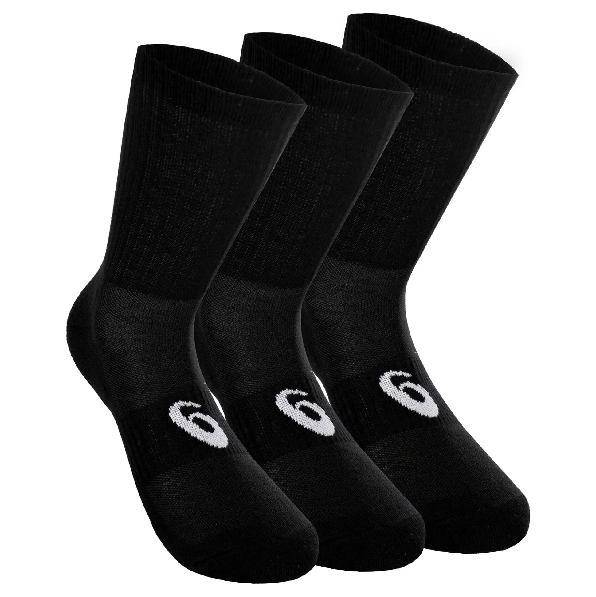 Flash Sale Crew Sports Socks 3 Pack - Black, White Socks