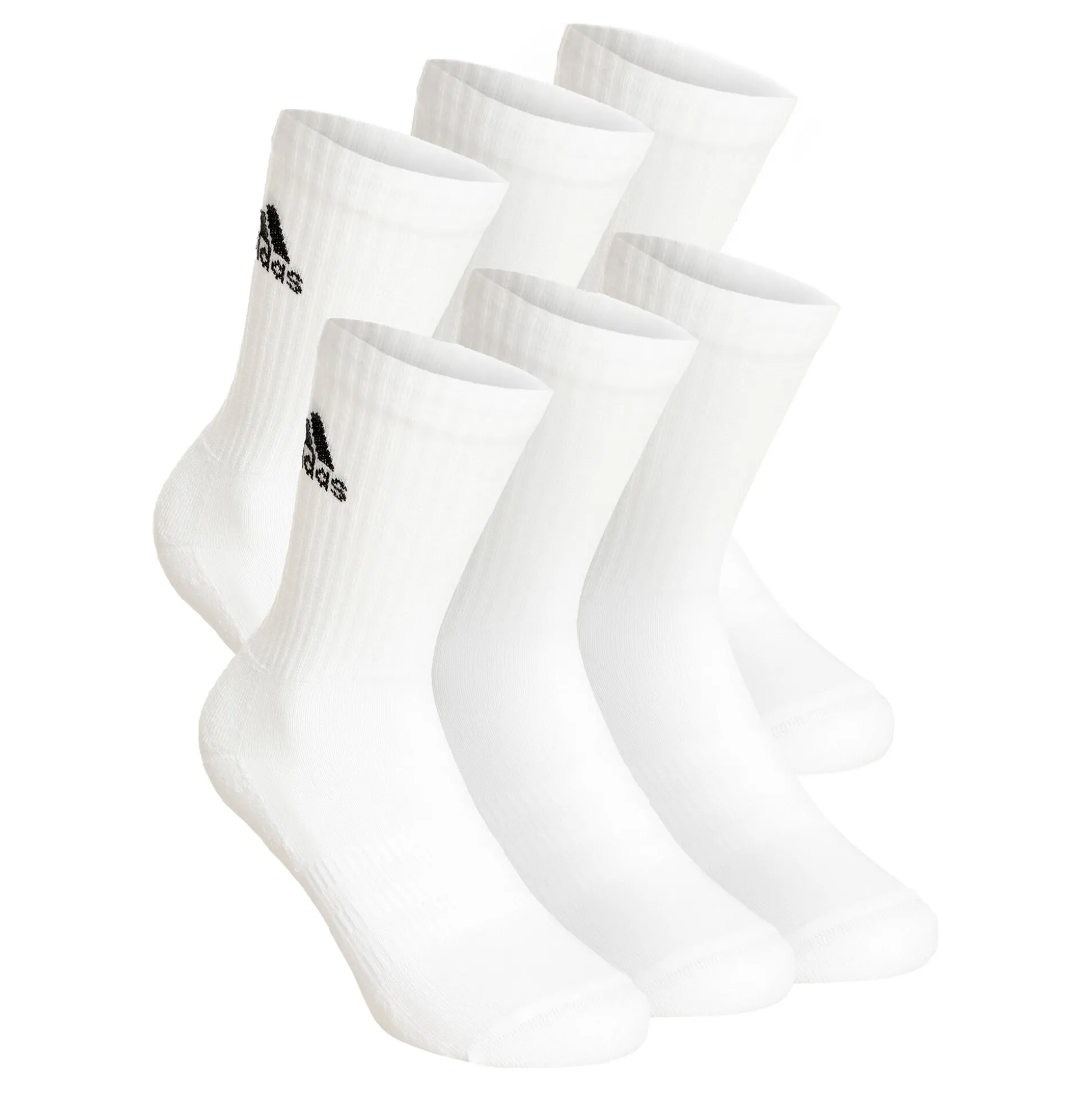 Outlet Crew Sportswear Ankle Sports Socks 6 Pack - White, Black Socks