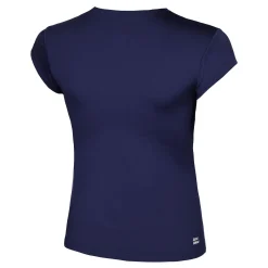Flash Sale Crew V-Neck T-Shirt Women - Dark Blue Shirts