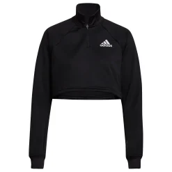 Sale Cropped Melange Match Long Sleeve Women - Shirts
