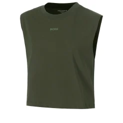 Online Cropped Tank Top Women - Dark Green Tops