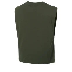 Online Cropped Tank Top Women - Dark Green Tops