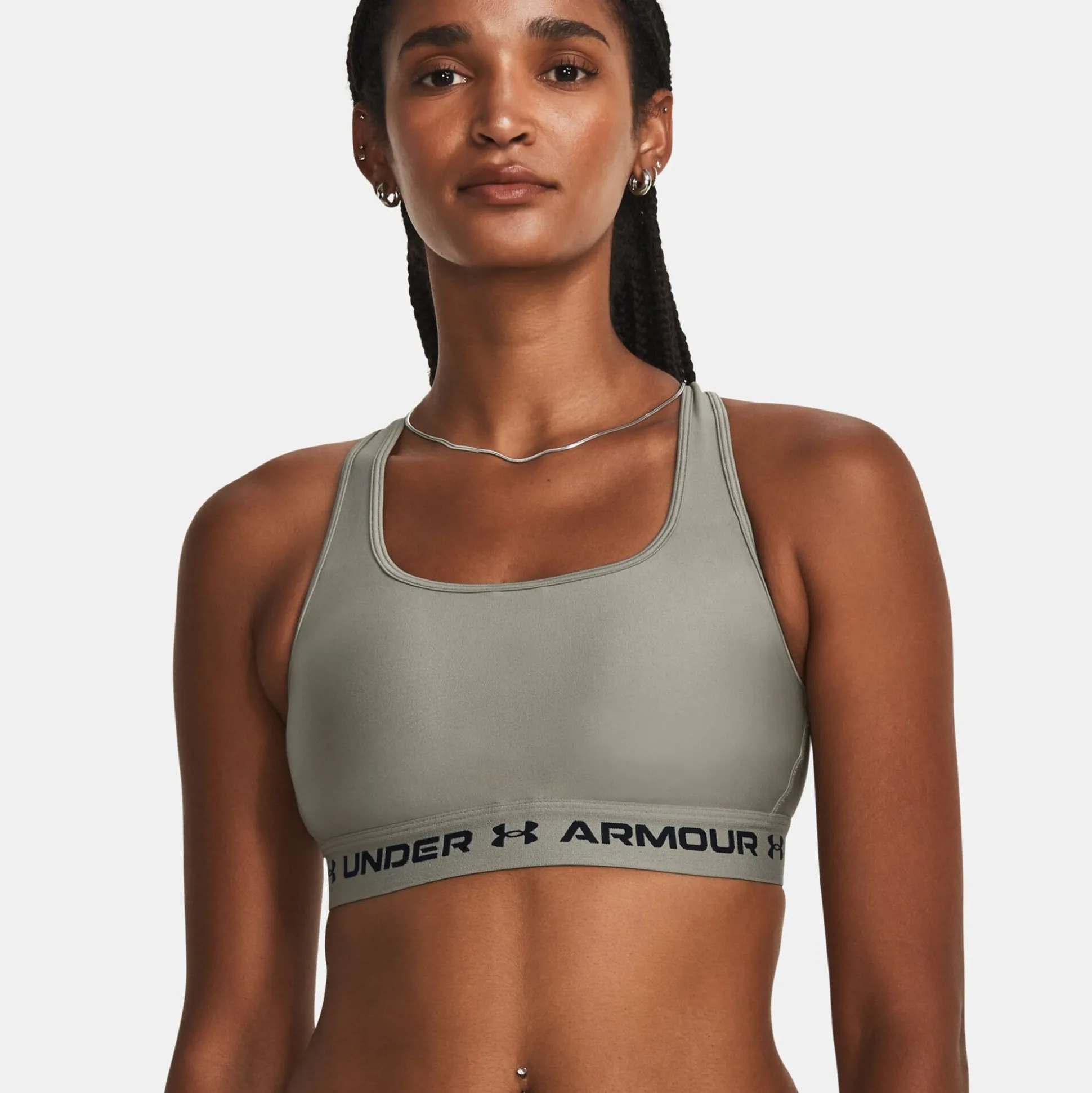 Shop Crossback Mid Sports Bras Women - Green, Black Sports Bras