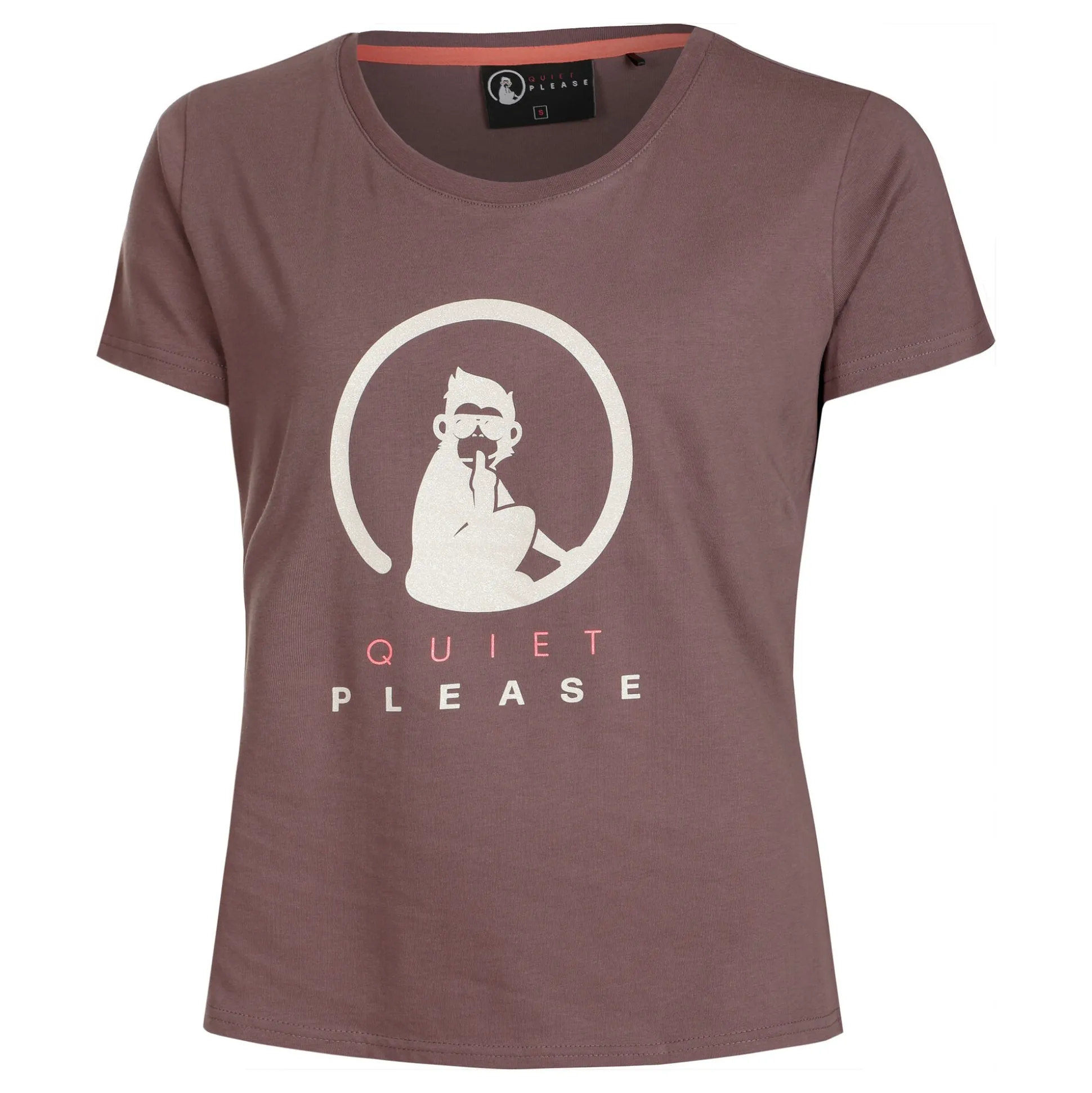 Shop Crossroad Baseline Glitter T-Shirt Women - Violet, White Shirts