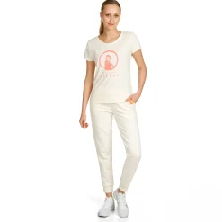 Flash Sale Crossroad Baseline T-Shirt Women - White, Antique Pink Shirts