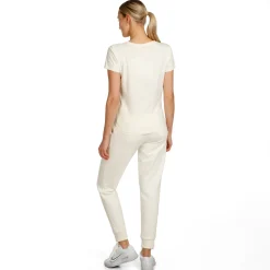 Flash Sale Crossroad Baseline T-Shirt Women - White, Antique Pink Shirts