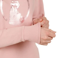 Hot Crossroad Metallic Baseline Sweatshirt Women - Antique Pink, Bronze Hoodies & Sweaters