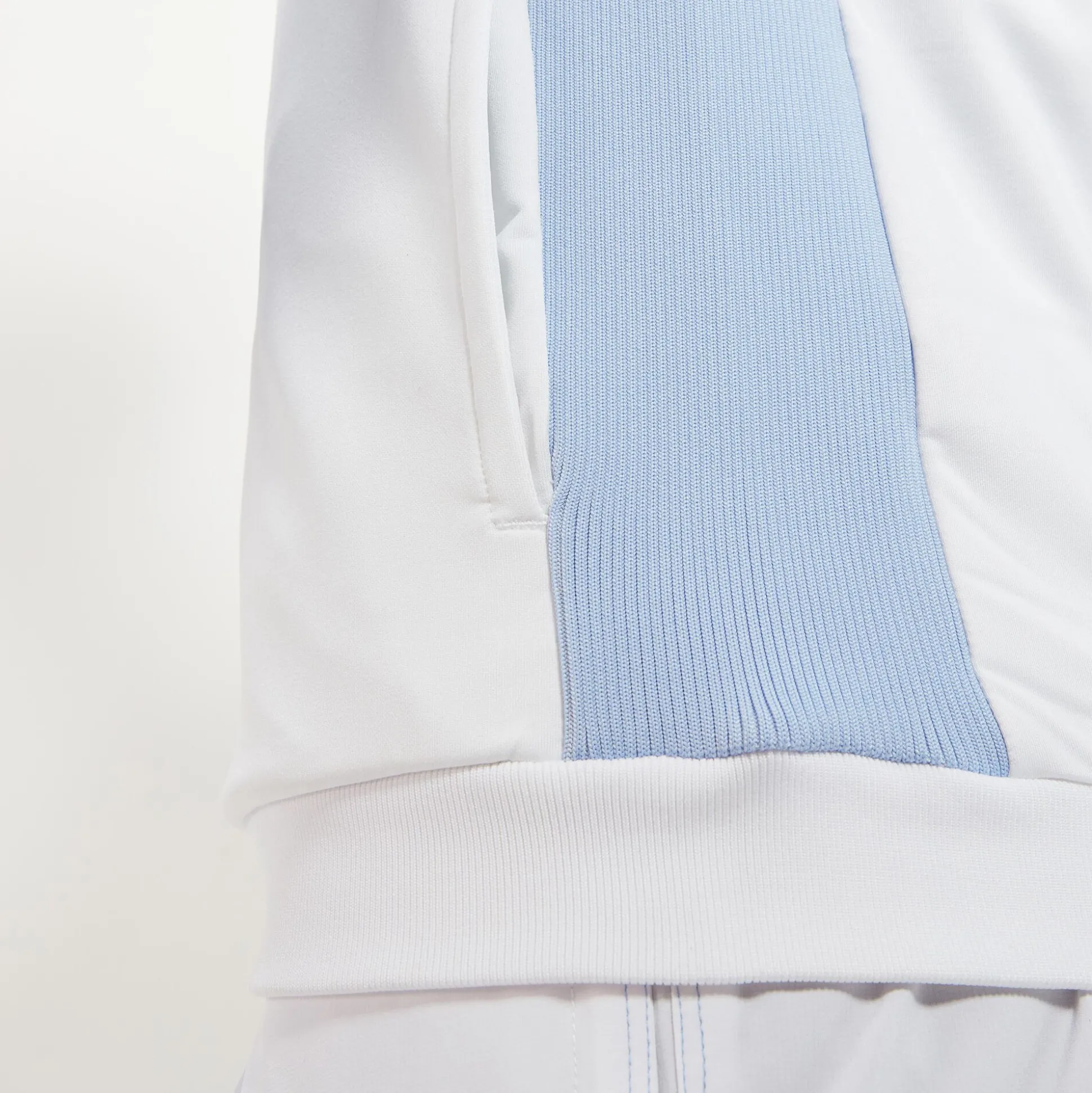 Fashion Crusoe Training Jacket Men - White, Light Blue Jackets
