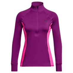 Cheap CW Half-Zip Long Sleeve Women - Violet, Pink Shirts
