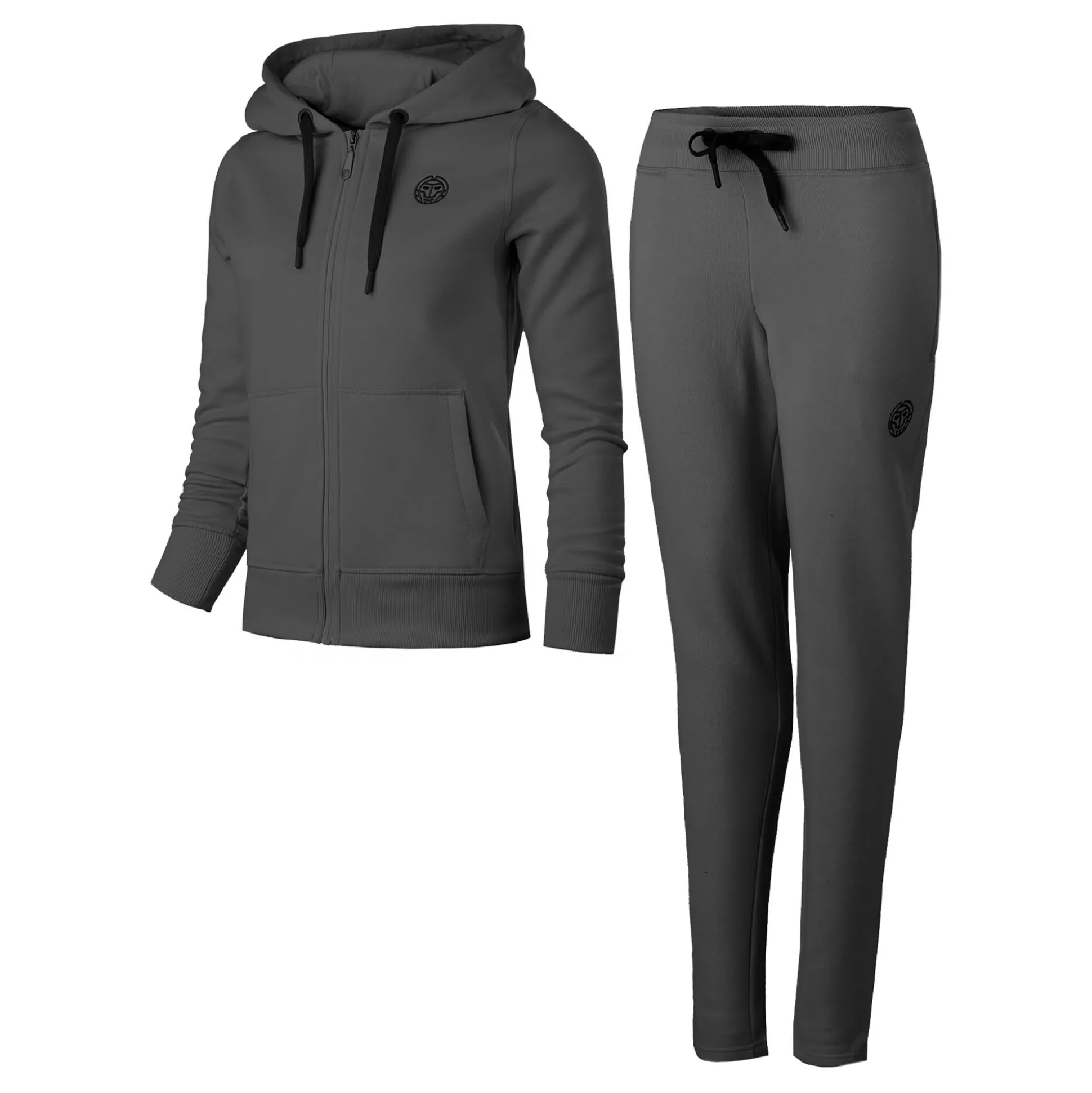 Hot Dalila Basic Tracksuit Women - Dark Grey Tracksuits