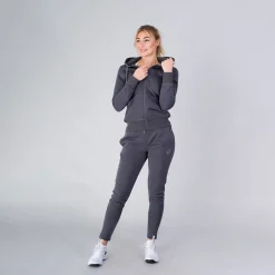Hot Dalila Basic Tracksuit Women - Dark Grey Tracksuits