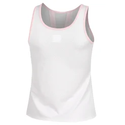 Online Deco Grid Tank Top Women - White, Pink Tops