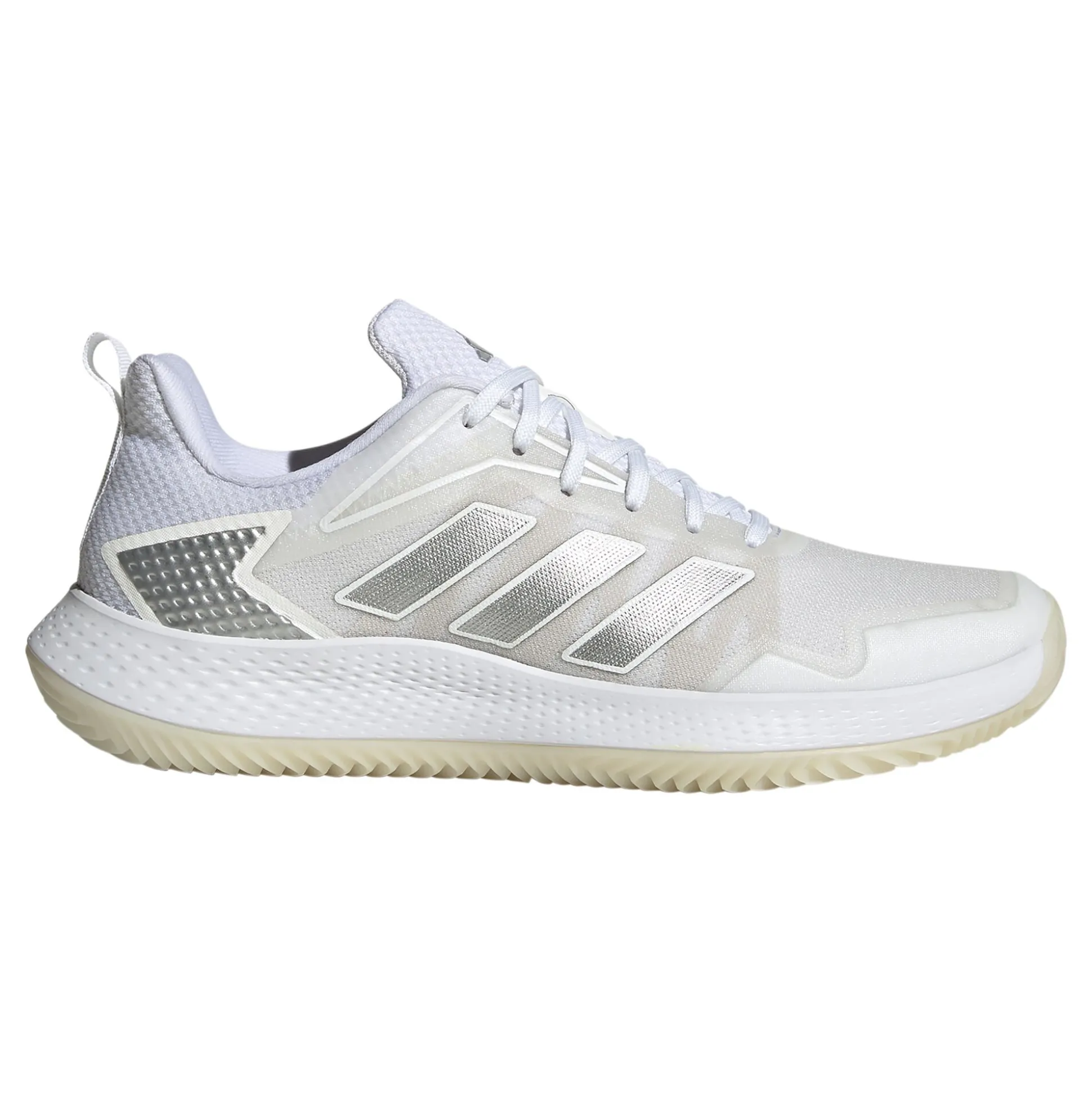 Outlet Defiant Speed Clay Court Shoe Women - White, Silver Clay Court Shoes