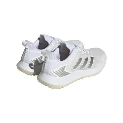 Outlet Defiant Speed Clay Court Shoe Women - White, Silver Clay Court Shoes