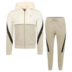 Fashion Diagonalley Tracksuit Men - Green, White Tracksuits