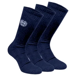 Outlet Don Carlito Crew Move Tennis Socks 3 Pack - Dark Blue, White Socks