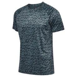 Shop Dopa Graphic Running Shirt Men - Dark Grey Running Clothing