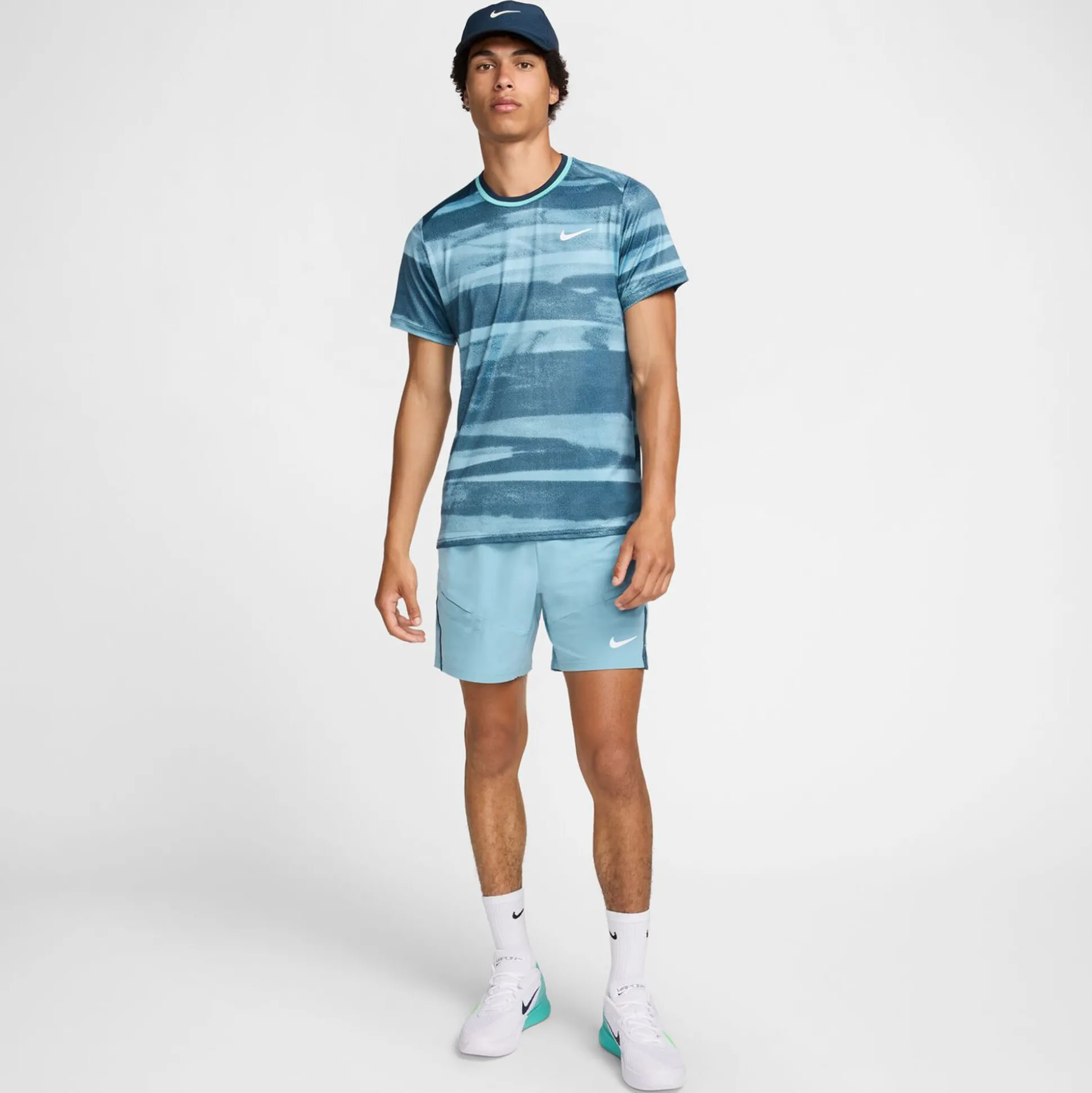 Discount Dri-Fit Advantage 7IN Shorts Men - Blue Grey Shorts