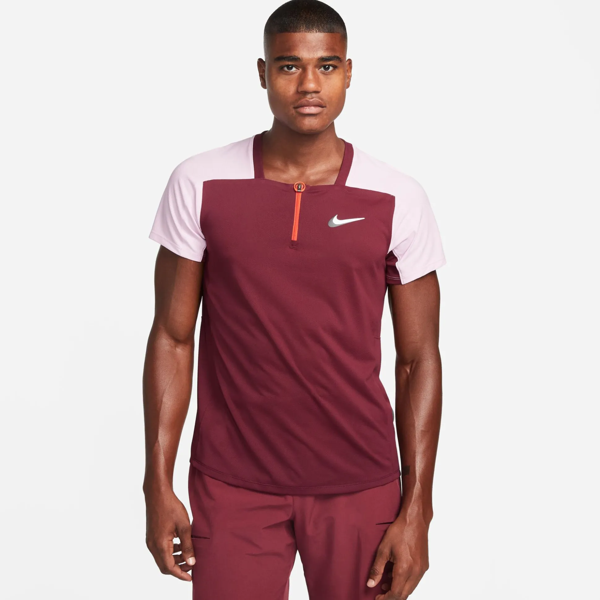 Best Sale Dri-Fit Advantage Slam Ultimate Polo Men - Dark Red, Lilac Shirts