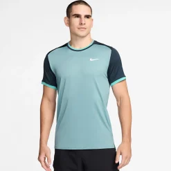 Best Dri-Fit Advantage T-Shirt Men - Blue Grey Shirts|Tops