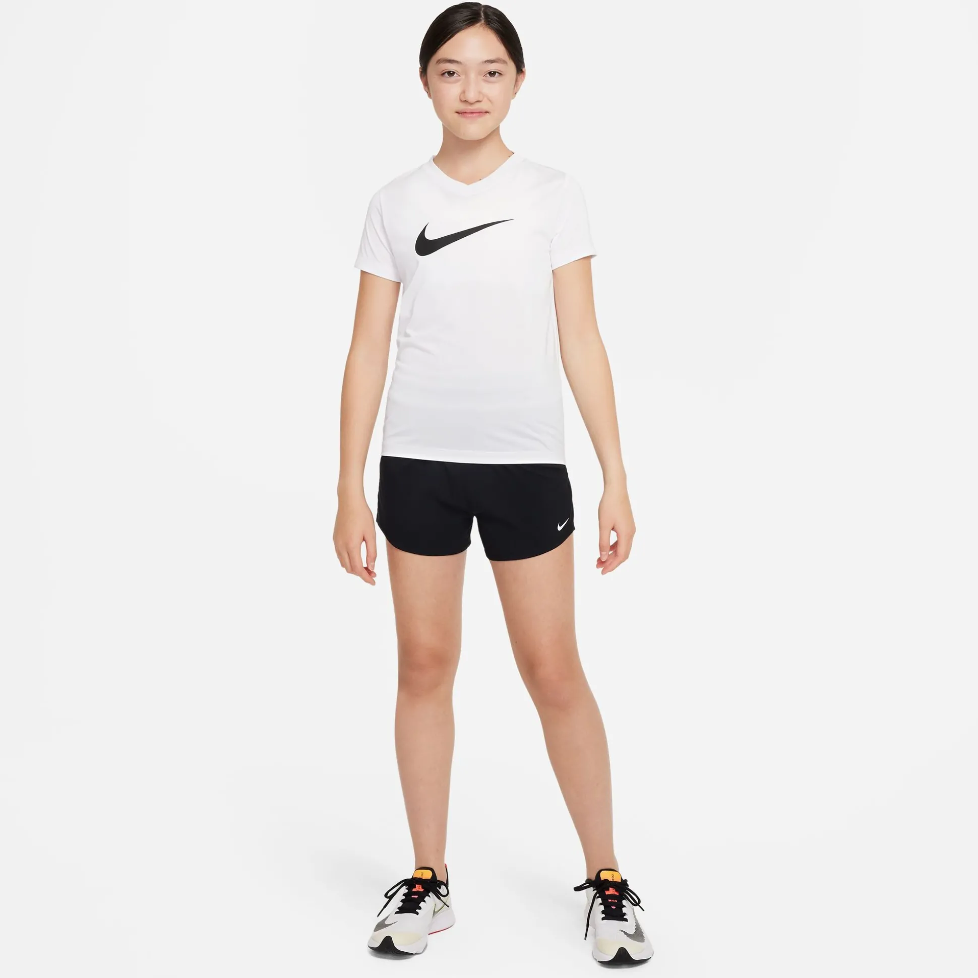 Best Dri-Fit Big Kids High Waisted Woven Shorts Girls - Shorts