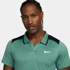 Best Dri-Fit Court Advantage Polo Men - Sage, Black Shirts