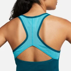 New Dri-Fit Court Slam Solid Tank Top Women - Petrol, Turquoise Tops