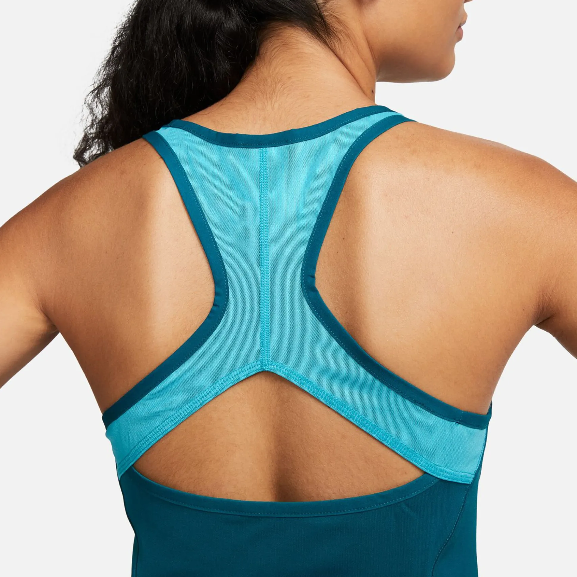 New Dri-Fit Court Slam Solid Tank Top Women - Petrol, Turquoise Tops