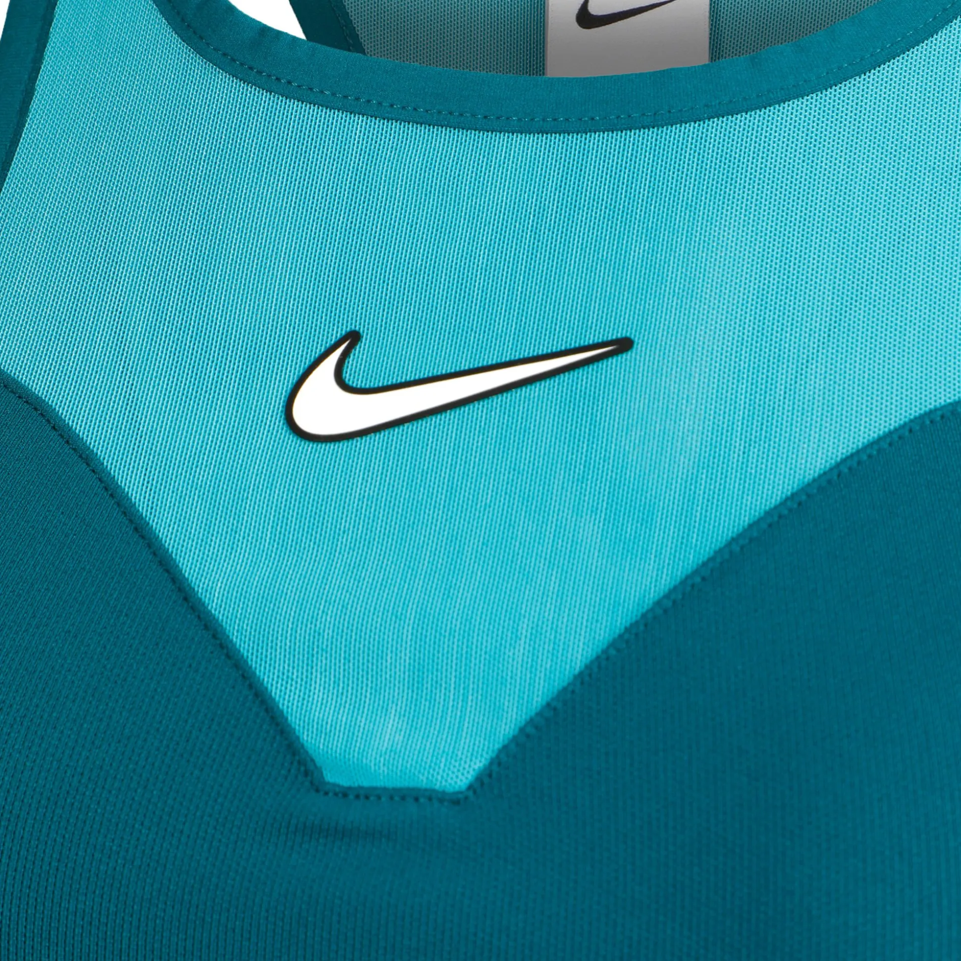New Dri-Fit Court Slam Solid Tank Top Women - Petrol, Turquoise Tops