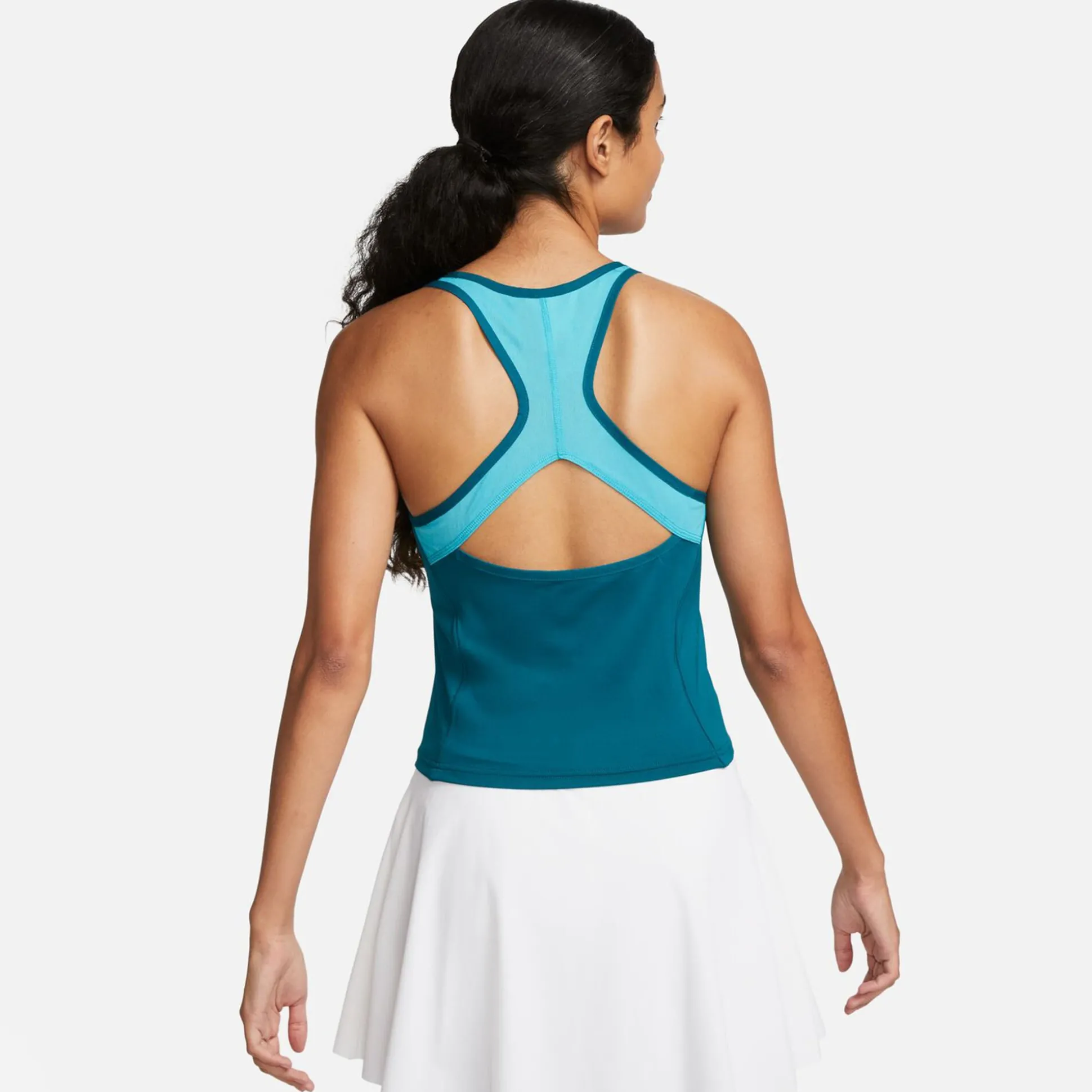 New Dri-Fit Court Slam Solid Tank Top Women - Petrol, Turquoise Tops
