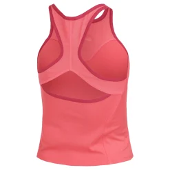 Outlet Dri-Fit Court Slam Solid Tank Top Women - Coral, Dark Red Tops