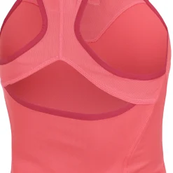 Outlet Dri-Fit Court Slam Solid Tank Top Women - Coral, Dark Red Tops