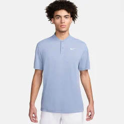 Flash Sale Dri-Fit Court Victory Blade Solid Polo Men - Blue Grey Shirts