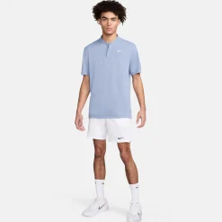 Flash Sale Dri-Fit Court Victory Blade Solid Polo Men - Blue Grey Shirts