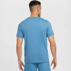 Flash Sale Dri-Fit Crew Solid T-Shirt Men - Light Blue Shirts