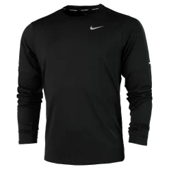 Outlet Dri-Fit Element Crew Long Sleeve Men - Black, Silver Shirts