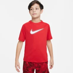 Outlet Dri-Fit Graphic T-Shirt Boys - Red, White Shirts