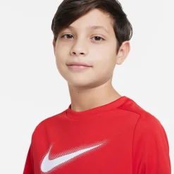 Outlet Dri-Fit Graphic T-Shirt Boys - Red, White Shirts