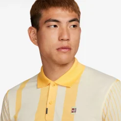 Store Dri-Fit Heritage Polo Men - Golden Yellow, Cream Shirts