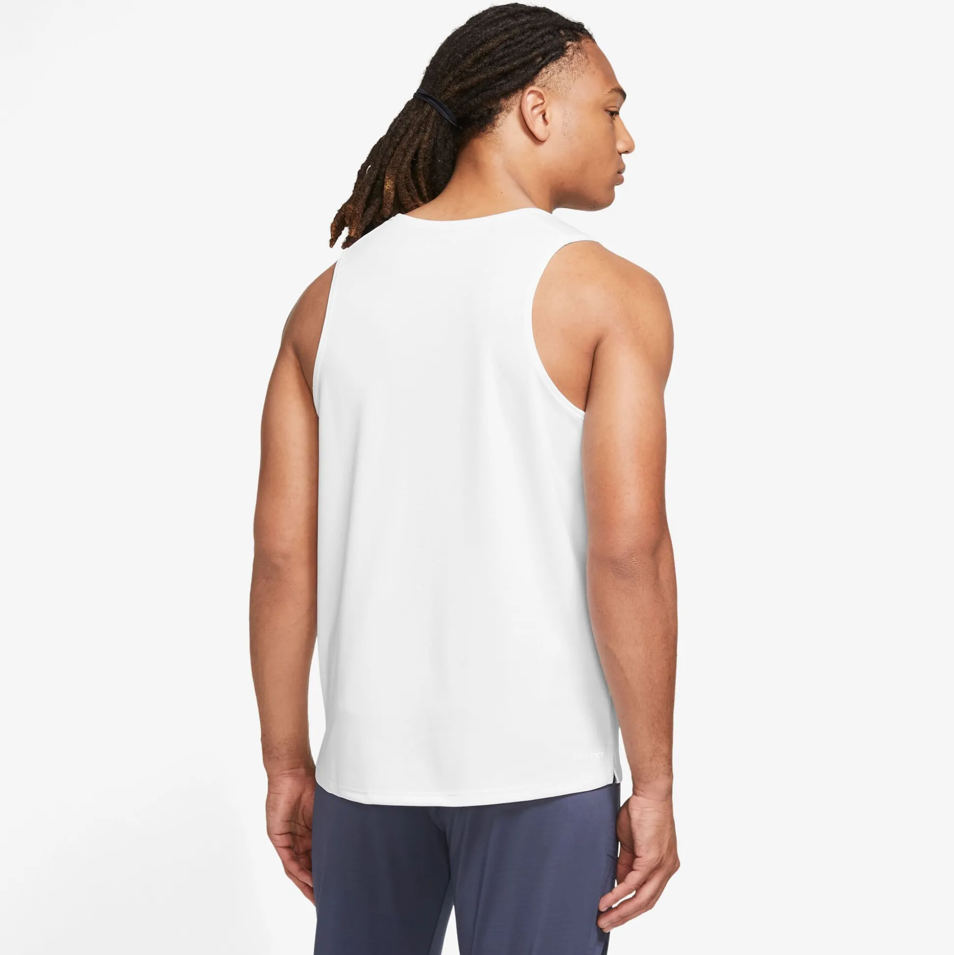 New Dri-Fit Miler Tank Top Men - White, Grey Running Clothing|Tops