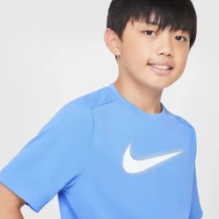 New Dri-Fit Multi+ T-Shirt Boys - Light Blue, White Shirts