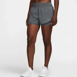Clearance Dri-Fit One MR 3inch 2in1 Shorts Women - Grey, Black Shorts