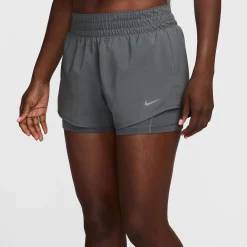 Clearance Dri-Fit One MR 3inch 2in1 Shorts Women - Grey, Black Shorts
