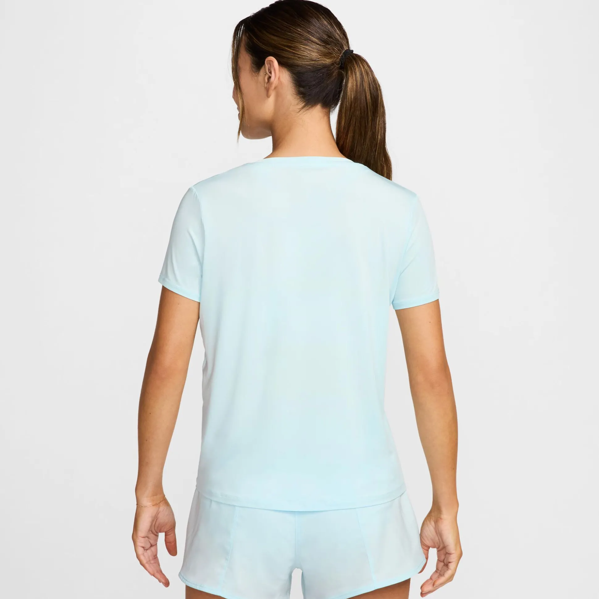 Sale Dri-Fit One Swoosh Running Shirt Women - Light Blue Running Clothing