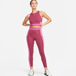 Hot Dri-Fit Performance Cropped Tank Top Women - Red, Pink Tops