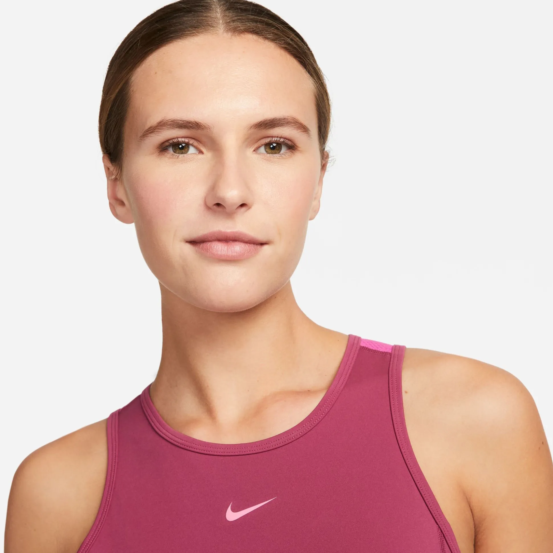 Hot Dri-Fit Performance Cropped Tank Top Women - Red, Pink Tops