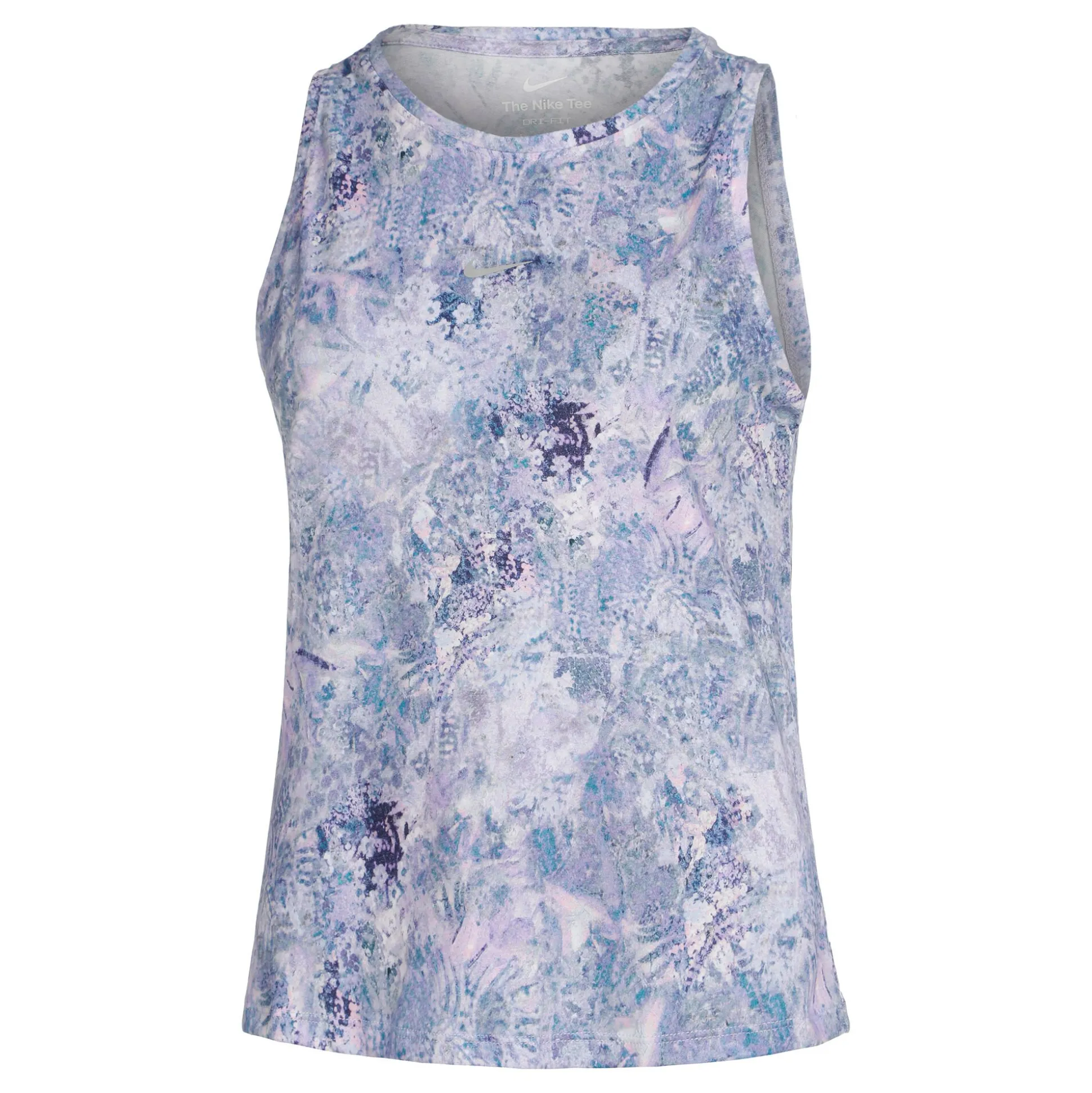 Online Dri-Fit Pro All Over Print Tank Top Women - Lilac, White Tops