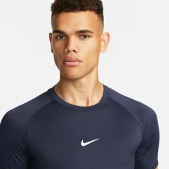 Online Dri-Fit Pro Tight Fitness T-Shirt Men - Dark Blue, White Shirts